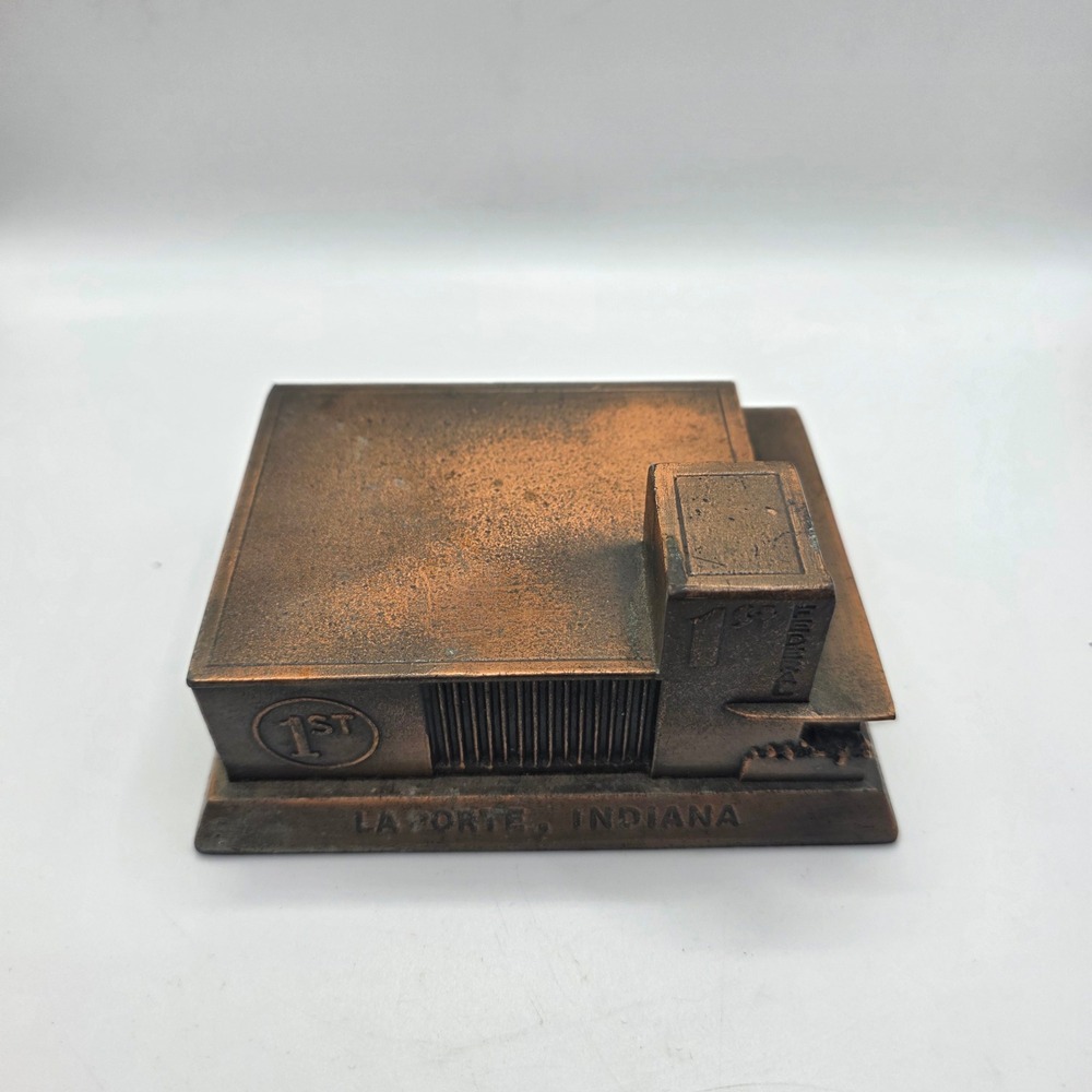 Banthrico First Federal Savings LaPorte Indiana Building Coin Bank Chicago